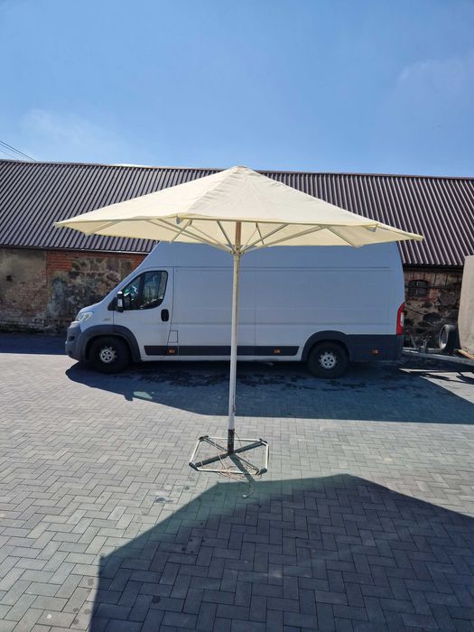 PARASOL ogrodowy Okrągły 3,5x 3,5m - SOLIDNY