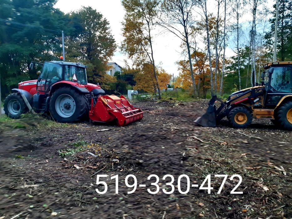 Mulczer mulczowanie wycinka czyszczenie dzialek terenu karczowanie