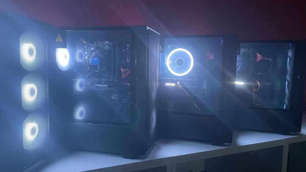 Nowy Komputer Gamingowy Ryzen 5 3600 RX 7600 8GB 16GB RAM 512GB SSD