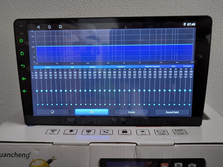 Магнитола 9" дюймов 4/64Гб с Карплей и Андроид Авто