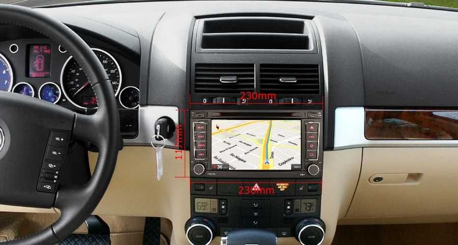 CarPlay Radio FM RDS DAB+ Android GPS USB WiFi 4G VW Touareg VW T5