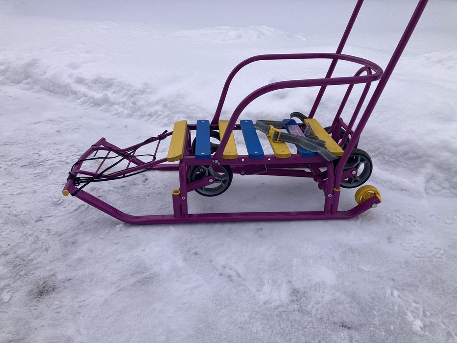 Продам санки з колесами