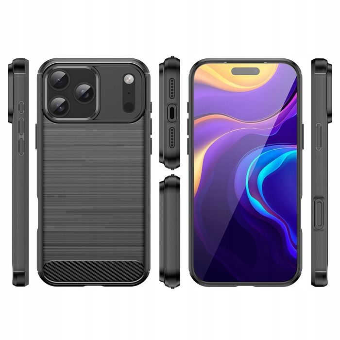 Etui Carbon Karbon Case Do Iphone 17 Pro Max Eleganckie Karbonowe