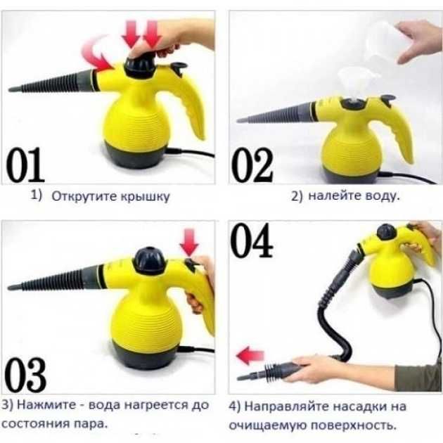 Пароочисник, відпарювач Steam Cleaner парова праска, 1000Вт