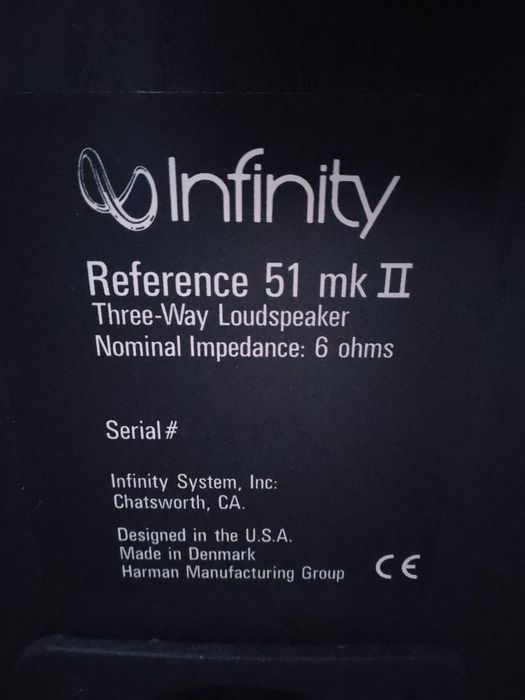 Wieża Sony + kolumny Infinity Reference 51 + Reference 1