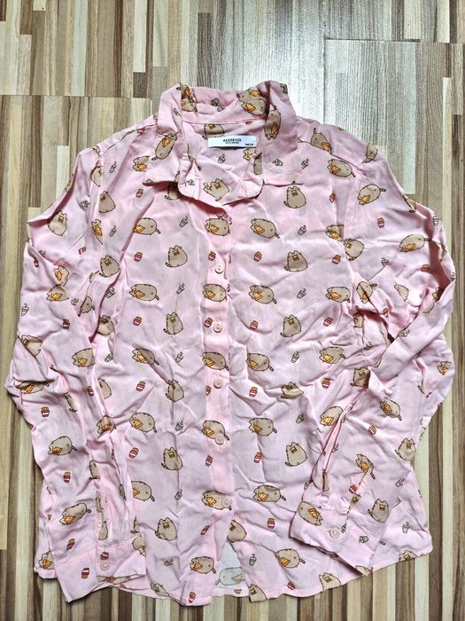 Koszula bluzka pusheen 140 różowa stan idealny