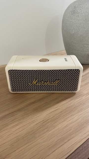 Coluna Portátil Marshall Emberton III (Cream)  |Nova