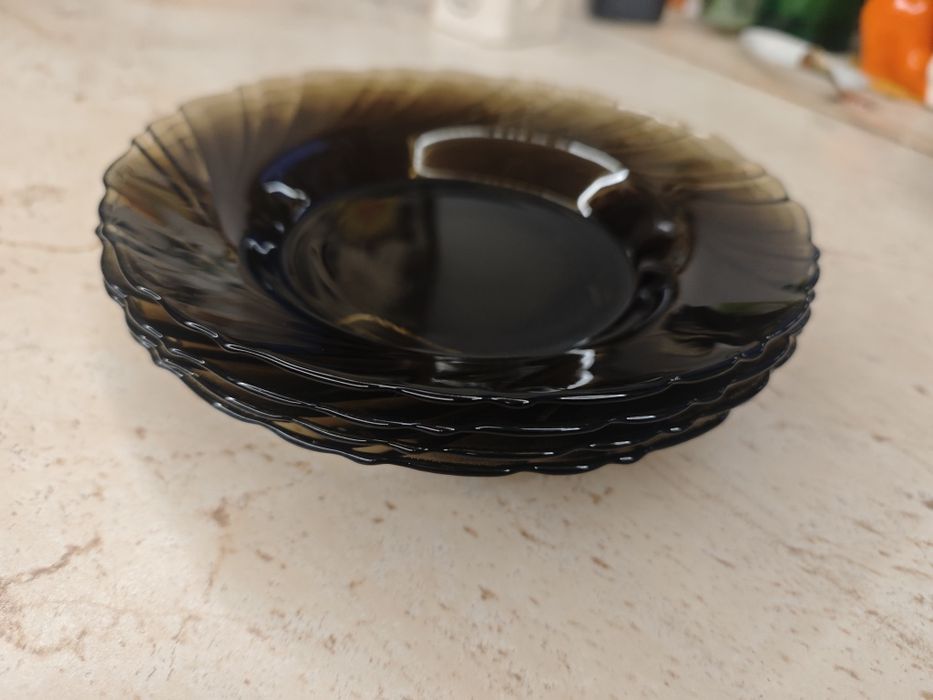 Тарелки Duralex Vereco французское стекло, тарілки супові