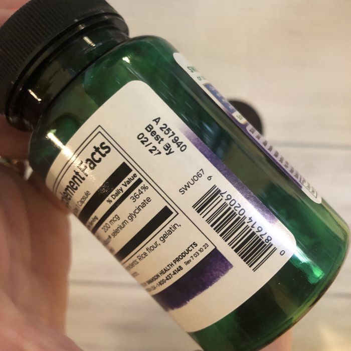 Селен Swanson, Albion Selenium Complex, 200 мкг , 90 капсул,