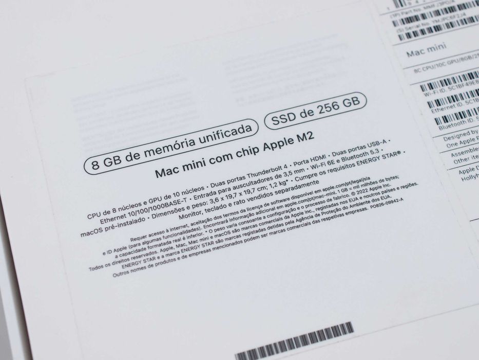 Apple Mac Mini M2 2023 (8-Core, 8Gb, 256Gb SSD) + Mouse Logitech B100
