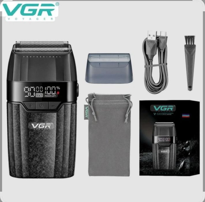 Електробритва vgr640s шейвер гоління голови бороди