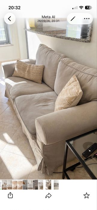 Vendo Sofa Ertop Ikea com possibilidade de mudar capas r cor