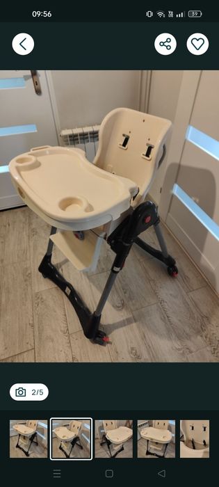 Krzesełko do karmienia dla dziecka