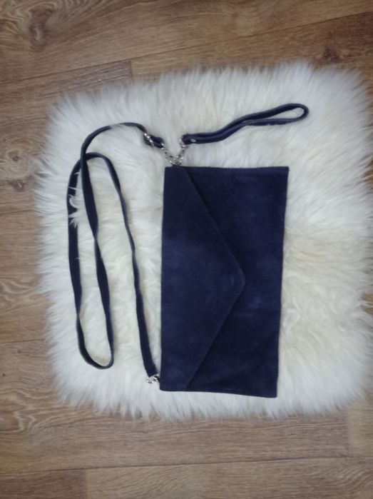 Клатчик замшевый. Италия.Подарок
