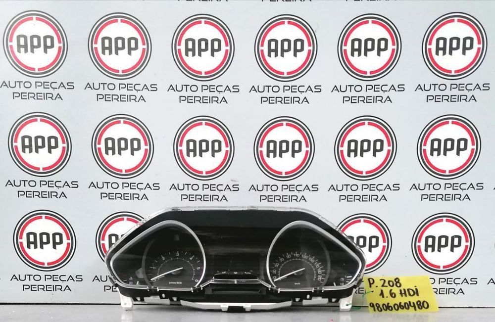 Quadrantes Peugeot 208  1.6 HDI referência 9806060480, 1. 2