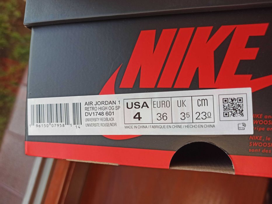 (r. 36) Nike Jordan 1 High OG Spider-Man Across the Spider DV1748,-601