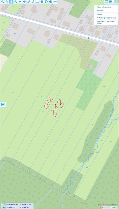 Działka z pięknym widokiem Klonów gmina Łączna