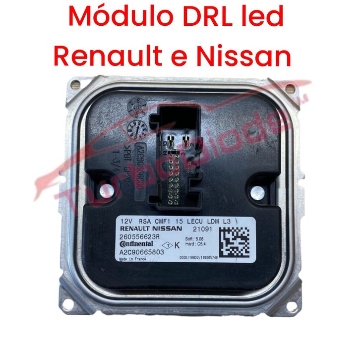 Módulo Led para Renault e Nissan