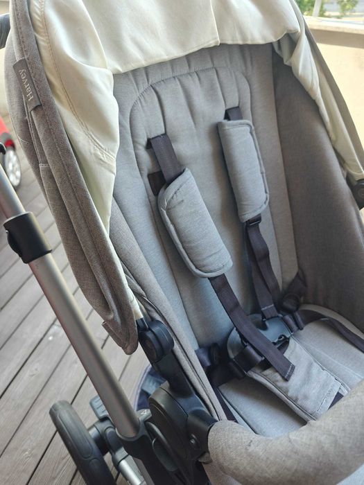 Carrinho Bebé Easywalker Harvey + Alcofa + Manta Inverno + Acessórios (Babycoque BeSafe + elevadores)