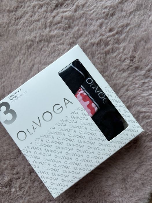 O la Voga stringi 3-pack wysoki stan L 38/40 new %%%
