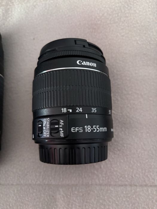 Canon EOS 2000D com 2 lentes e tripé