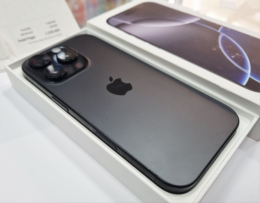 IPHONE 16 pro  128 gb -  bateria em estado bom