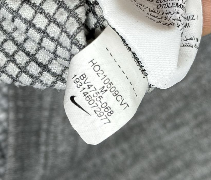 Nike кофта оригинал серая M размер лонгслив