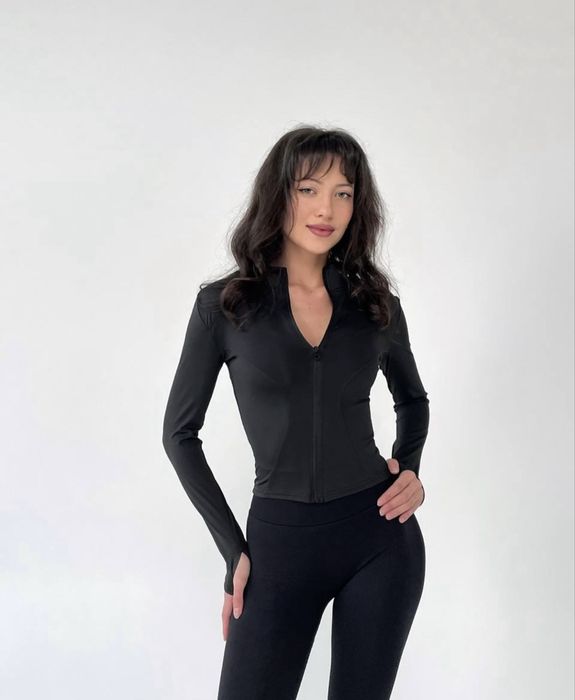 Топ на замку/спортивна кофта на замку/лонг/рашгард/жіночий топ