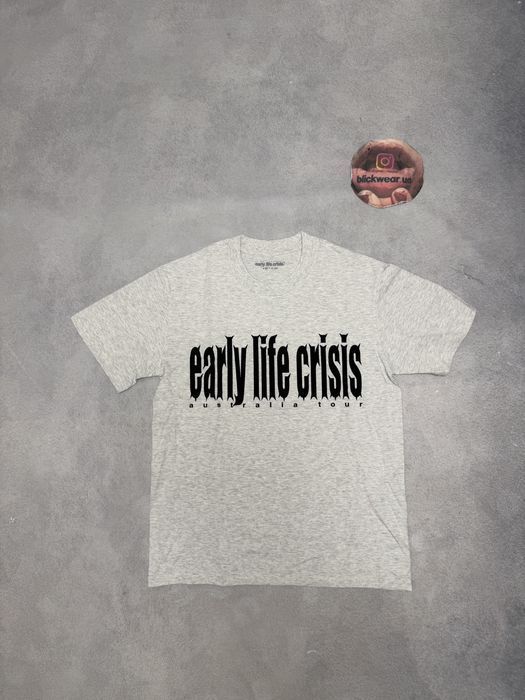 Футболка  early life crisis vetements balenciaga rick owens