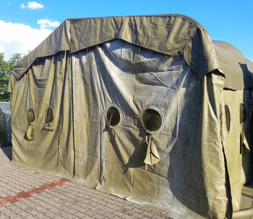 Wojskowy namiot techniczny NT 72 11,20x6,40x4,70