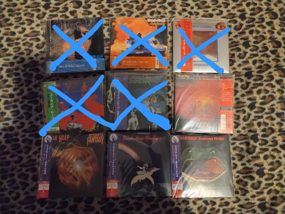 Продам cd мини винил Uriah Heep ,Sweet,Nazareth, cd George Harrison