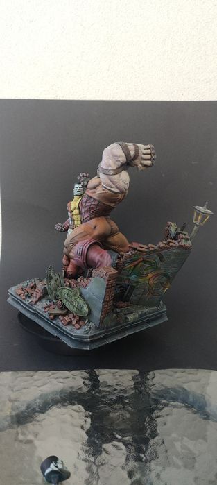 Juggernaut vs Colossus diorama figurka pomalowana fan art