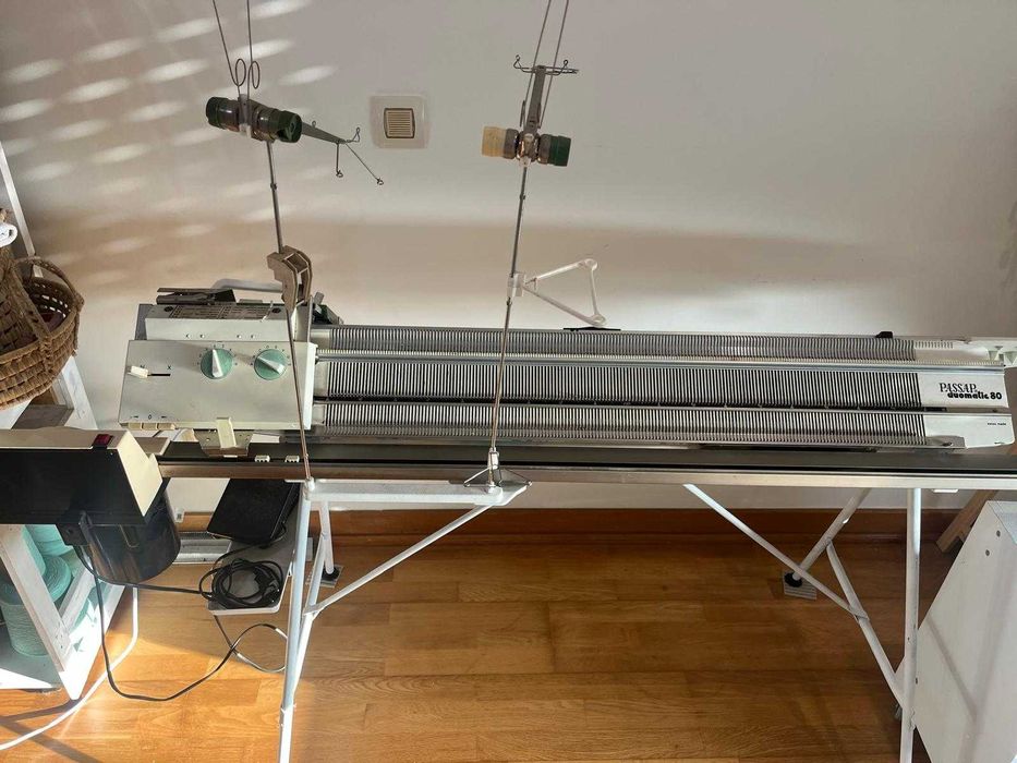 Máquina de tricot passap duomatic a motor