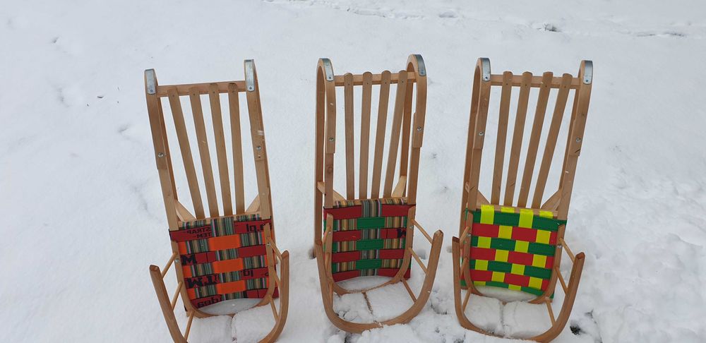 Sanki drewniane polskiej produkcji