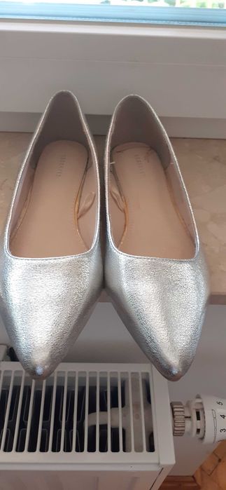 Baleriny srebrne roz. 39 RESERVED