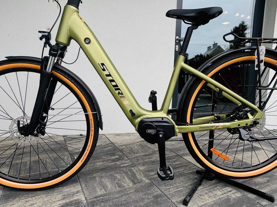 Rower elektryczny miejski Storm E-Diamond PRO 4.0 Lady 28” | Bafang | 504Wh | Shimano CUES