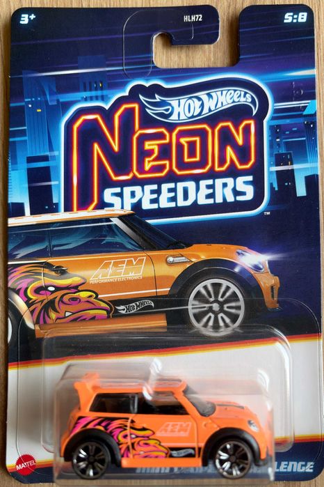 Hot Wheels Neon Speeders Mini Cooper S Challenge