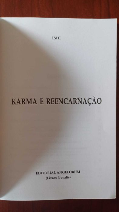LIVRO: Ishi - Karma e Reencarnação [Oferta de Portes]