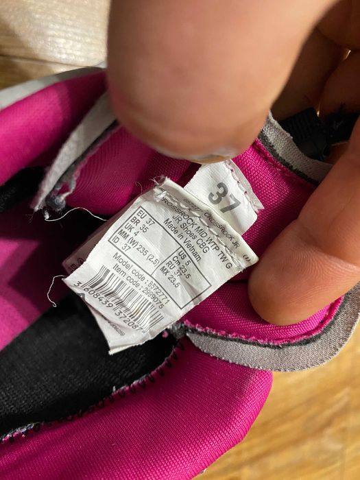 Ботинки детские термо черевики на девочку полуботинки Quechua р.36-37