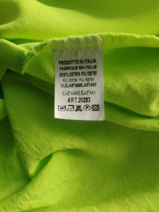 Bluzka na ramiączkach neonowa
