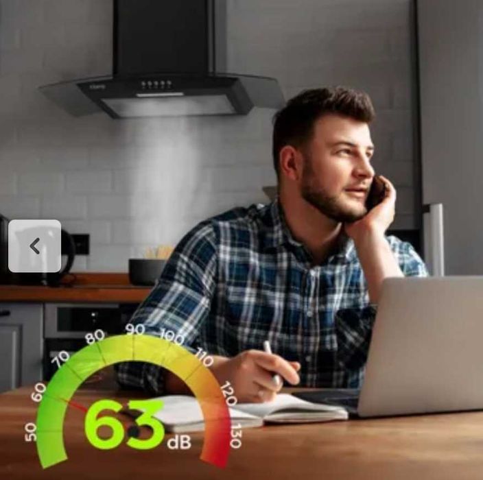 Exauxtor de Parede de 60 cm e com classe energética A+++ novo