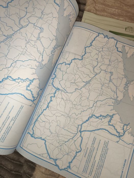 Контурні карти 7,8 клас