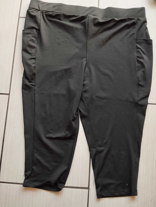 legginsy damskie, krótkie, duże