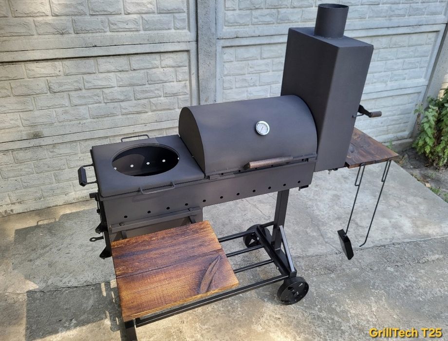 • ХІТ ПРОДАЖУ! НЕ ПОВЕДЕ! Мангал Гриль с Коптильней, Печкой под казан