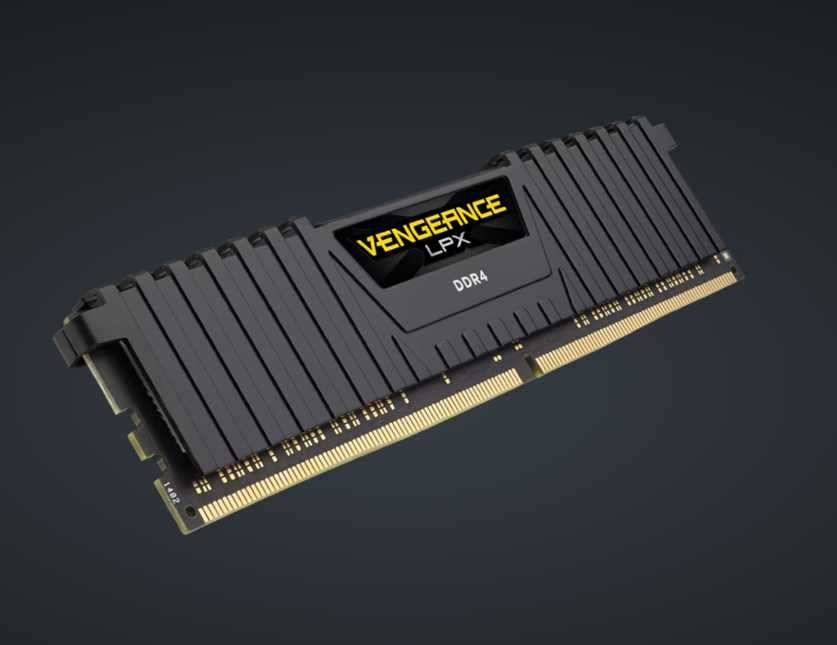 Vendo Kit de memória C16 DDR4 DRAM 3200 MHz 16 GB (2 x 8GB) VENGEANCE® LPX – Preto