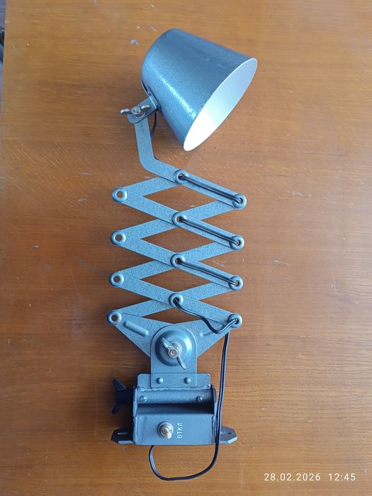 Лампа Светильник Винтаж Лофт Гармошка СССР 1960г.в