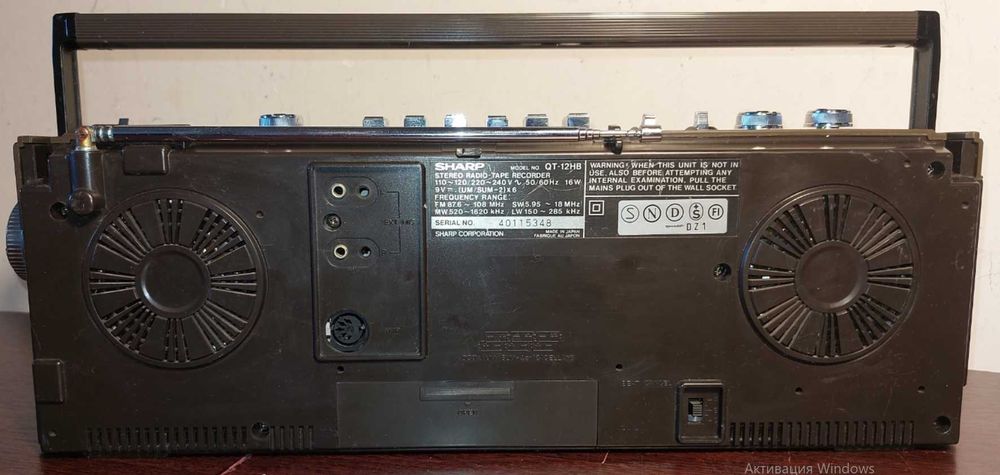 касетна магнітола Sharp QT-12HВ