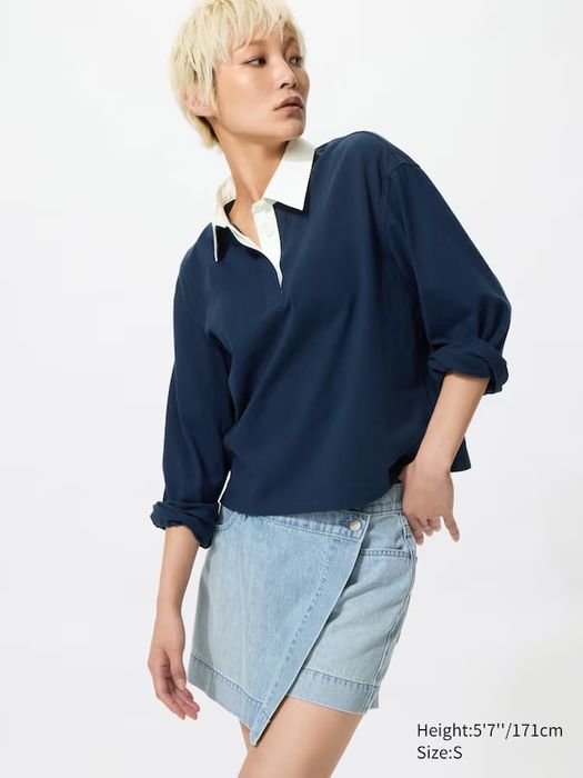 Спідниця шорти uniqlo S, M джинсова та з льоном