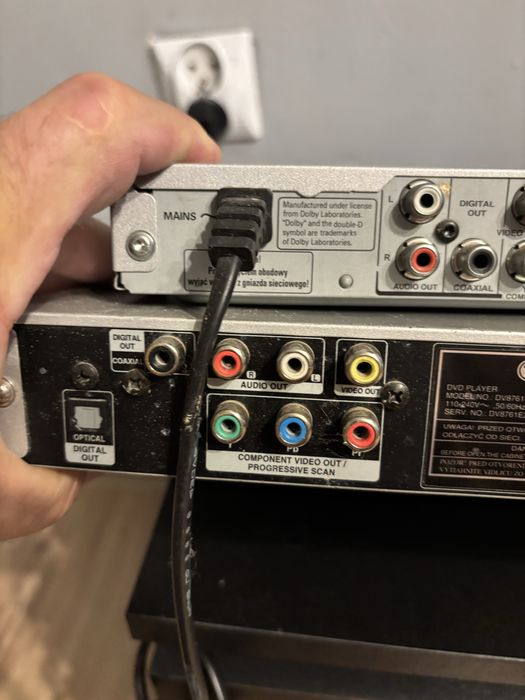 Dvd OlgDV8761V oraz PhilipsDVP 30 40 pilot brak