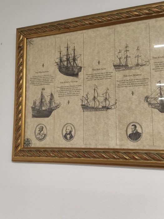 Quadro motivos Náuticos "Cognac Land"